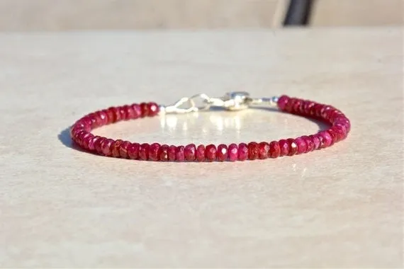 Natural Ruby Bracelet