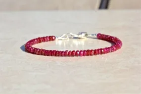 Natural Ruby Bracelet