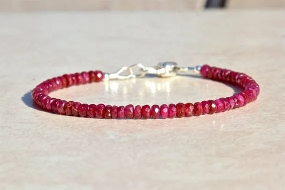 Natural Ruby Bracelet