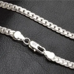 Necklace Chain 925 Sterling Silver  Men