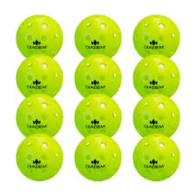 New Diadem Outdoor Pickleballs - 12 Pack Neon Balls