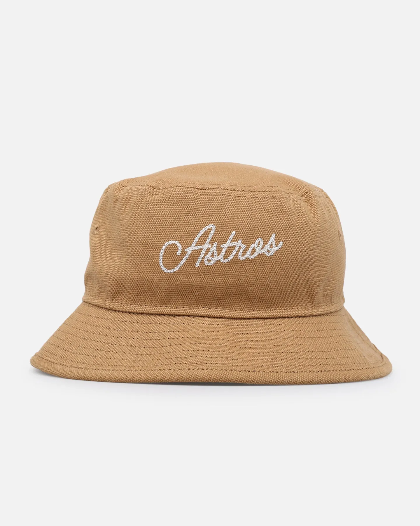 New Era Houston Astros 'Wheat Duck Canvas' Bucket Hat Wheat