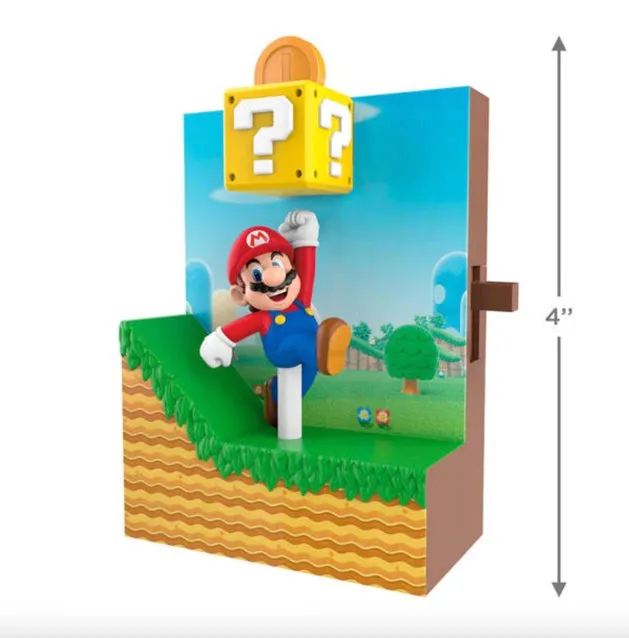 Nintendo Super Mario™ Collecting Coins Ornament With Sound and Motion