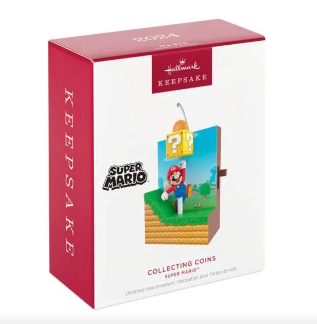 Nintendo Super Mario™ Collecting Coins Ornament With Sound and Motion