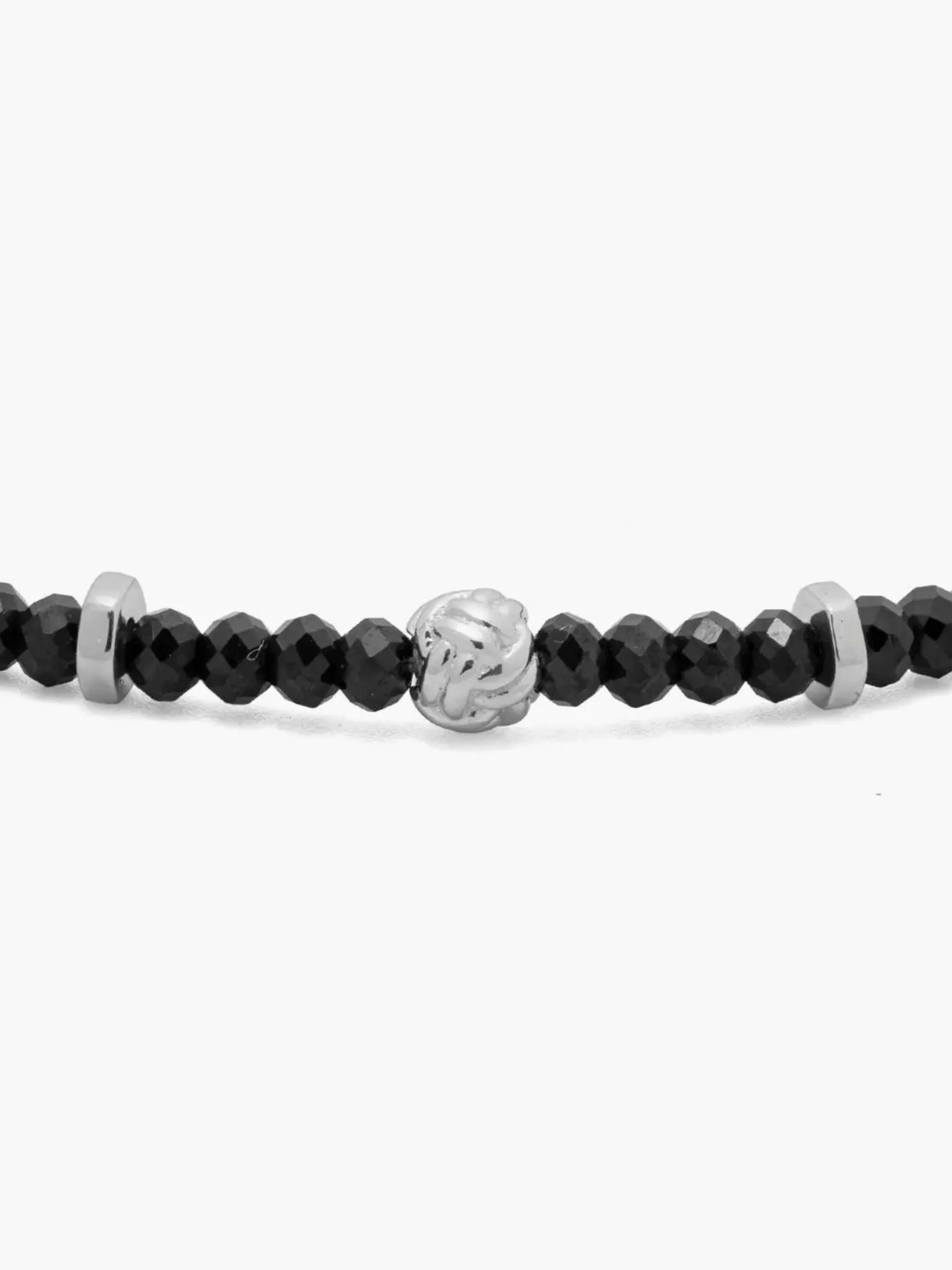 Nodo Bracelet | Black Spinel