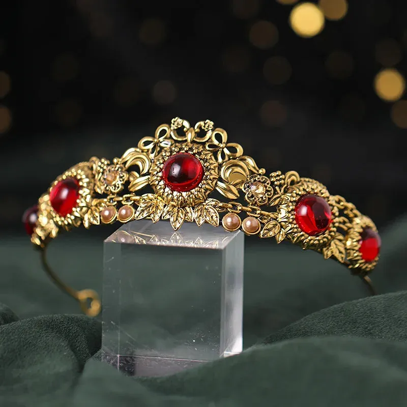 Old-World Vintage Queenly Crown