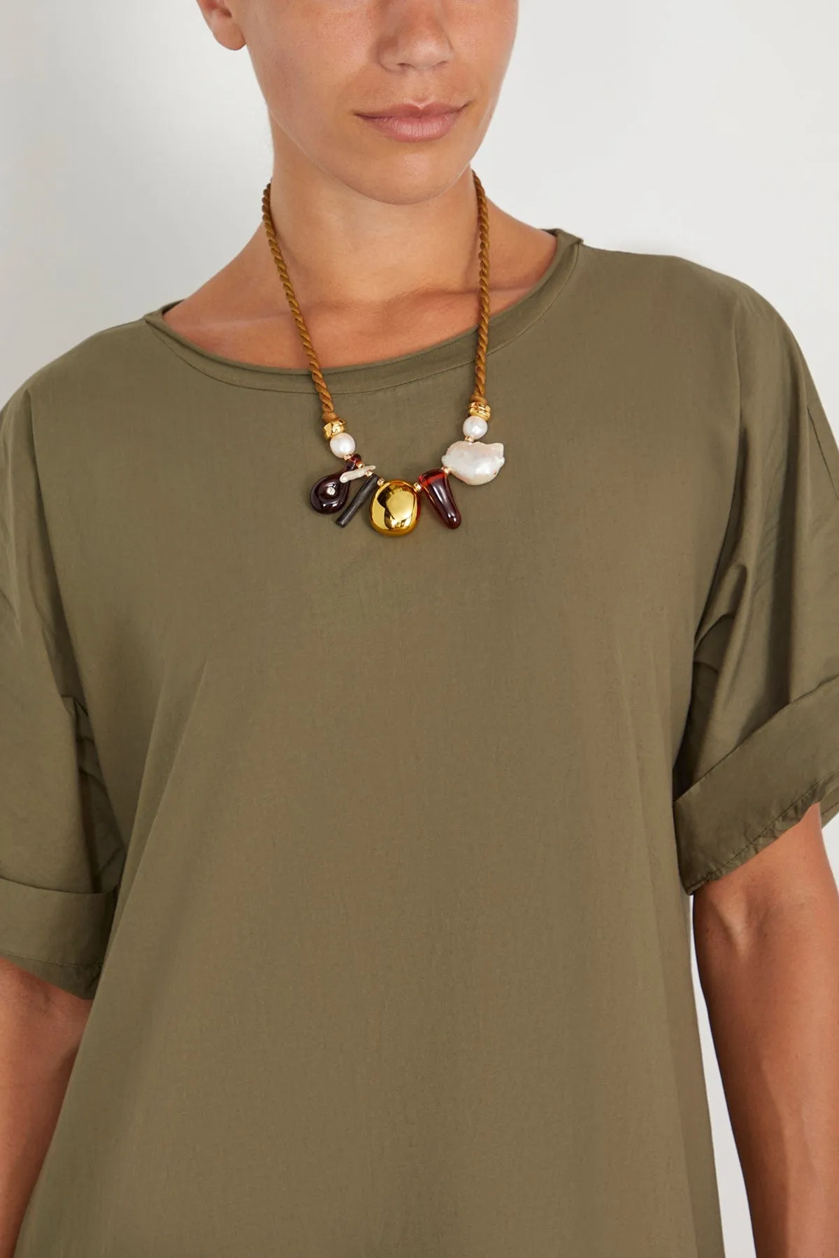 Olive Branch Necklace in Multi