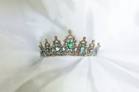 Ophelia’s Tiara in Multi Color Rainbow Opal & Antique Gold