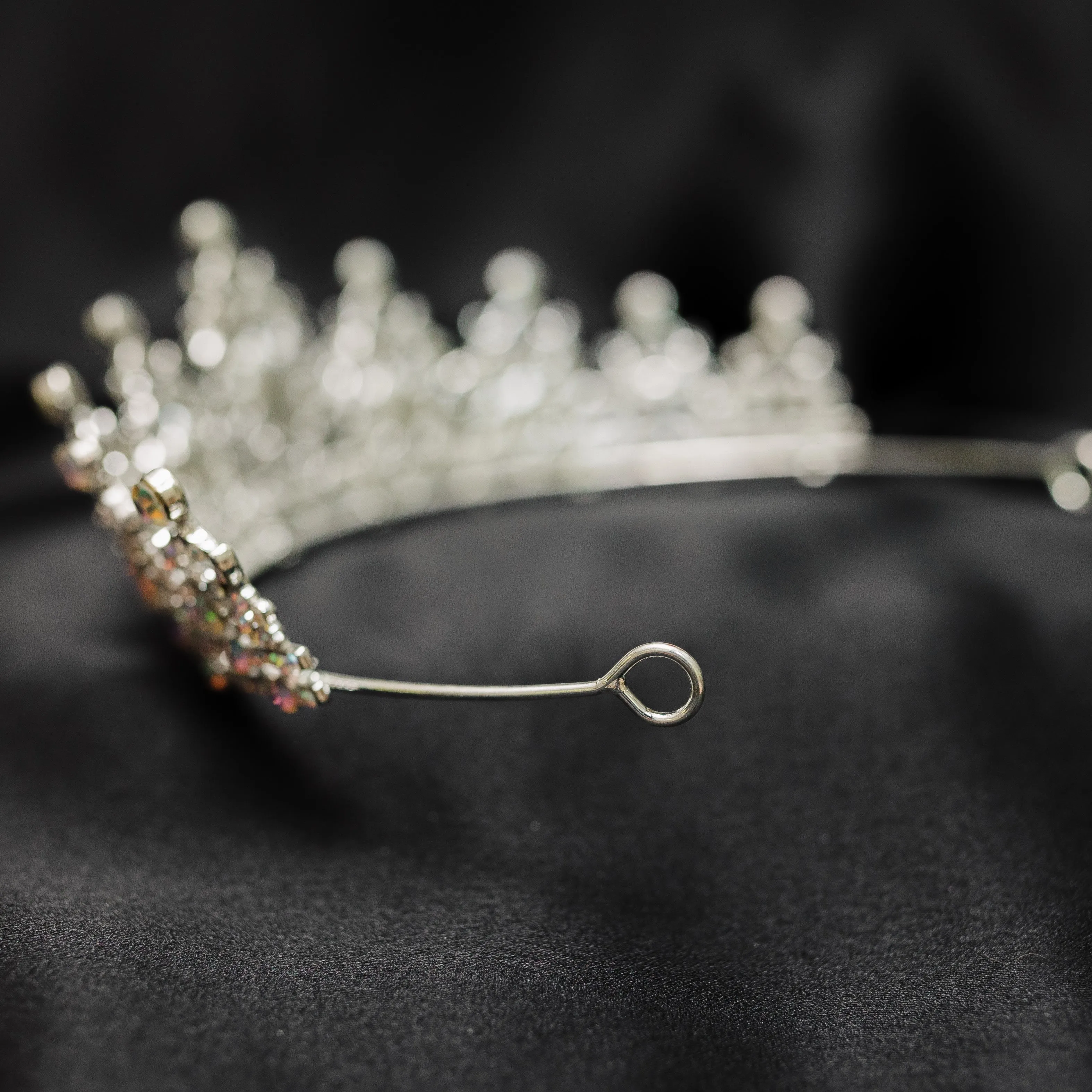 Ophelia's Tiara in Silver & Opal