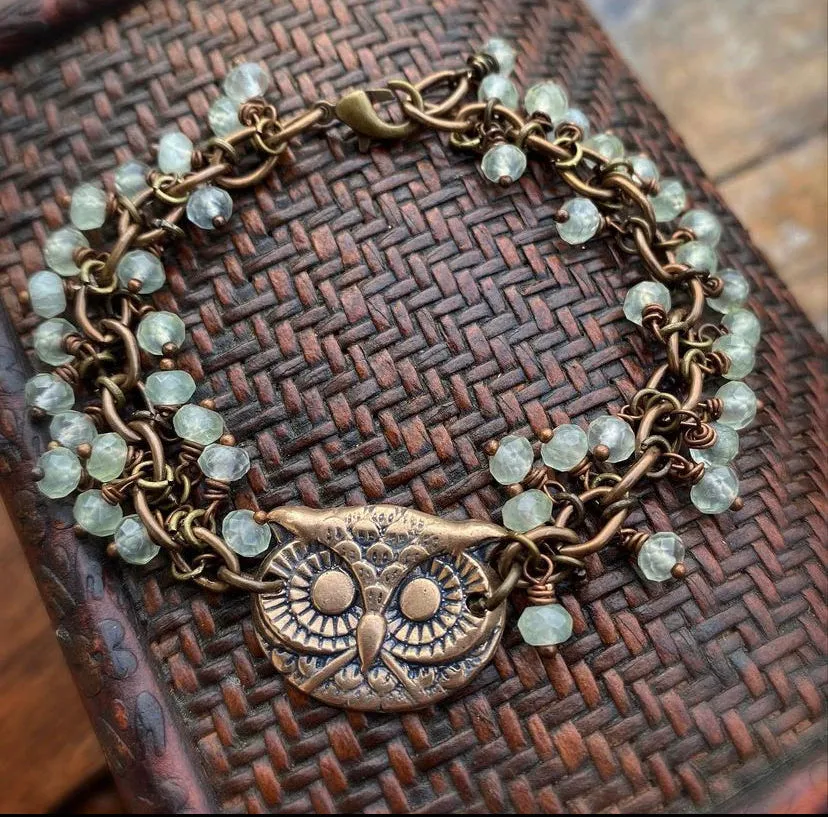 Owl bracelet, KIT. Belle Armoir magazine. March 2023.