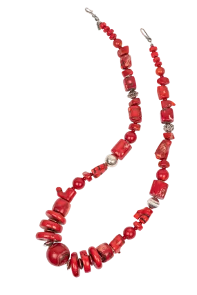 Paige Wallace Chunky Coral Necklace