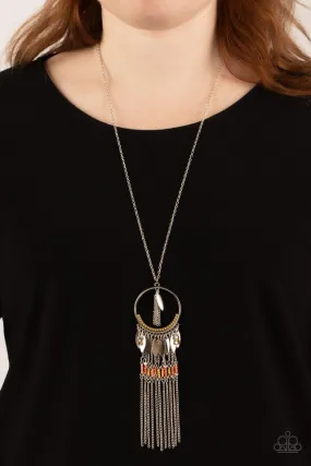 Paparazzi Necklace ~ Dancing Dreamcatcher - Multi