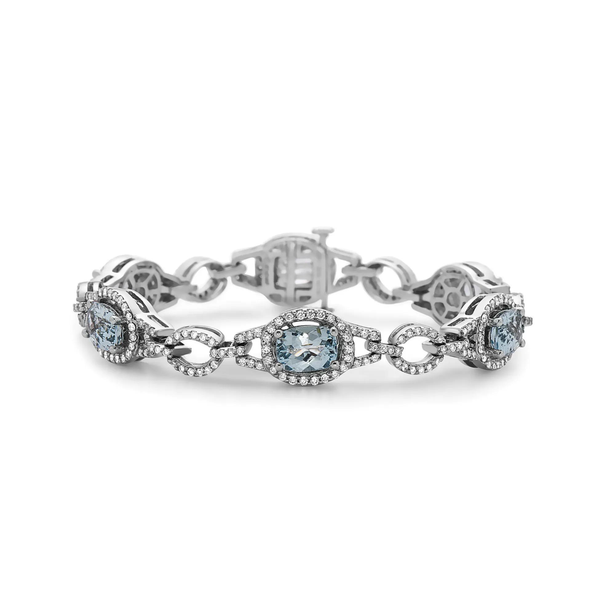 Pastel Diamond Bridle Oval Bracelet