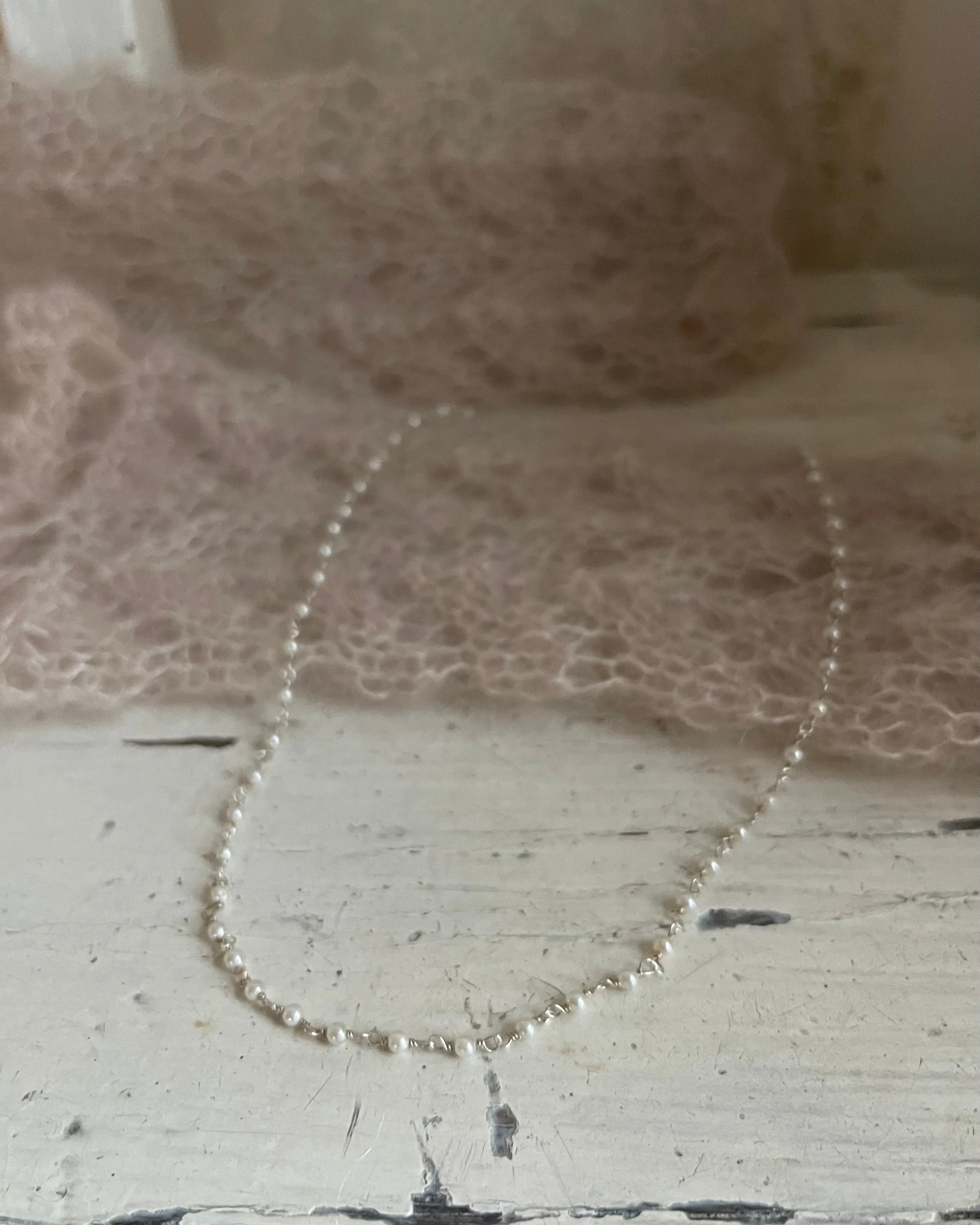 ‚Pearl‚ rosary choker | 925 silver