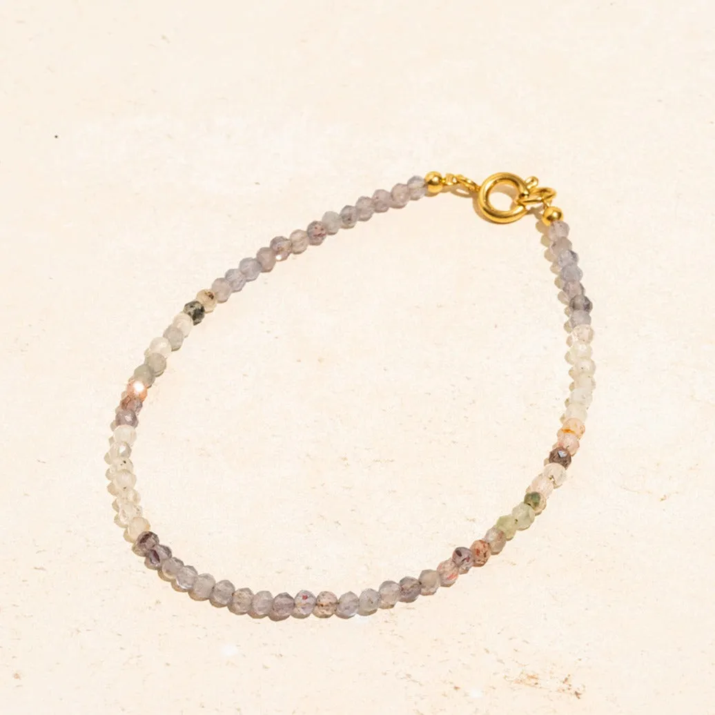 Petite Sparkling Ombré Gemstone Bracelet - 14K Vermeil