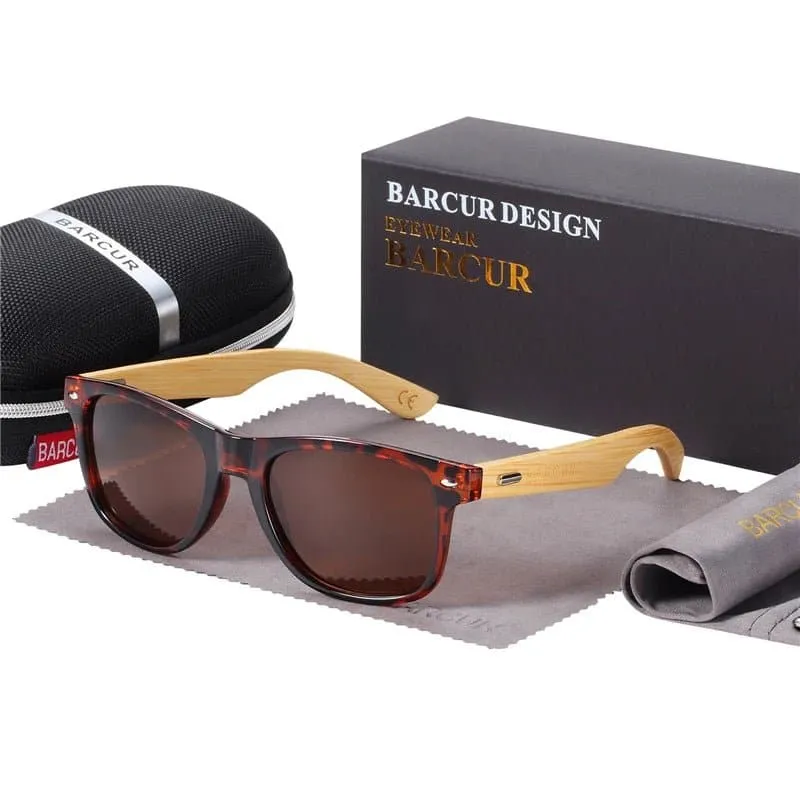 Polarized Wood Sunglasses for Men and Women - Eco-Friendly Design, UV400 Protection