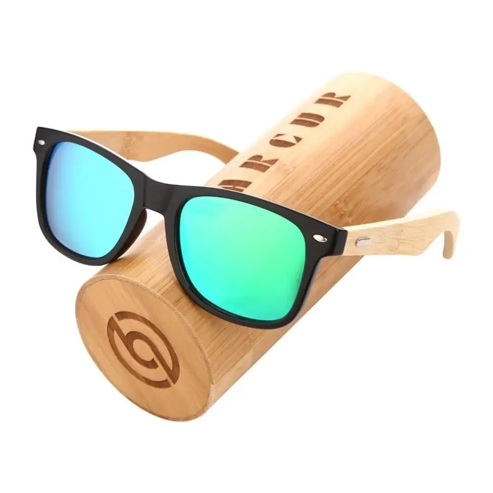 Polarized Wood Sunglasses for Men and Women - Eco-Friendly Design, UV400 Protection