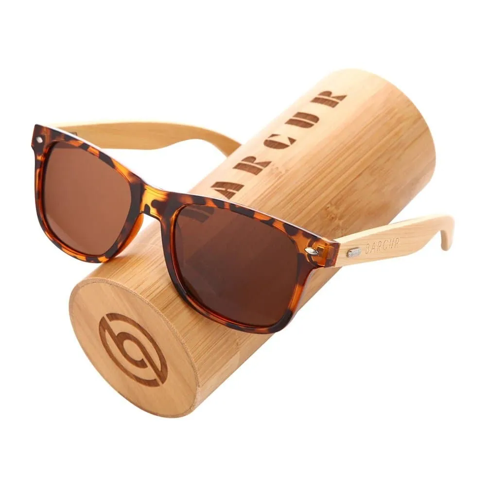 Polarized Wood Sunglasses for Men and Women - Eco-Friendly Design, UV400 Protection