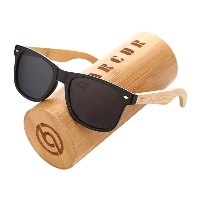 Polarized Wood Sunglasses for Men and Women - Eco-Friendly Design, UV400 Protection