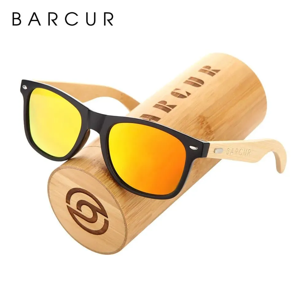 Polarized Wood Sunglasses for Men and Women - Eco-Friendly Design, UV400 Protection