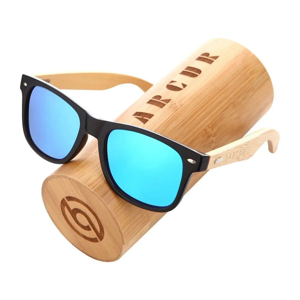 Polarized Wood Sunglasses for Men and Women - Eco-Friendly Design, UV400 Protection