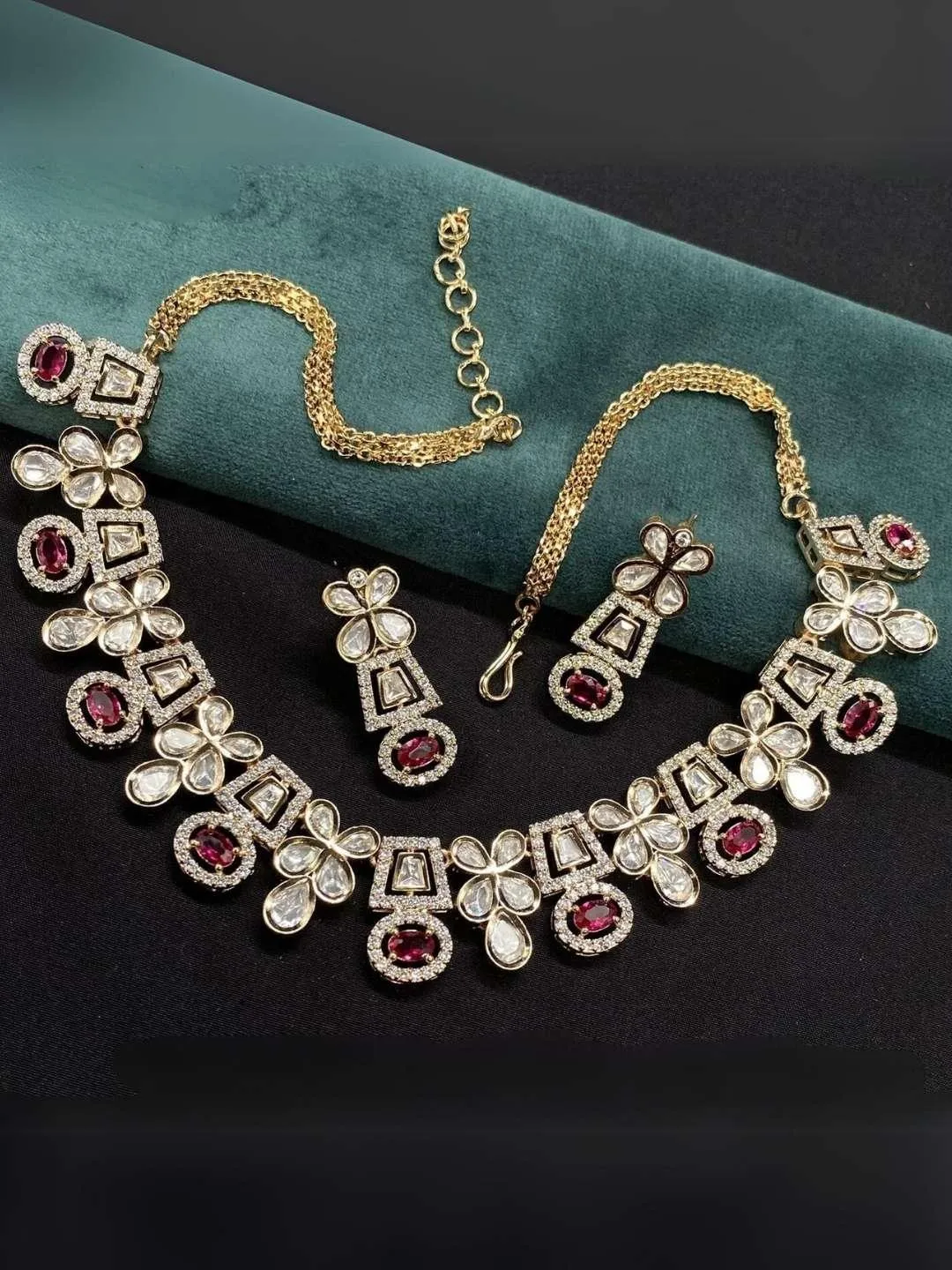 Polki Kundan Statement Necklace