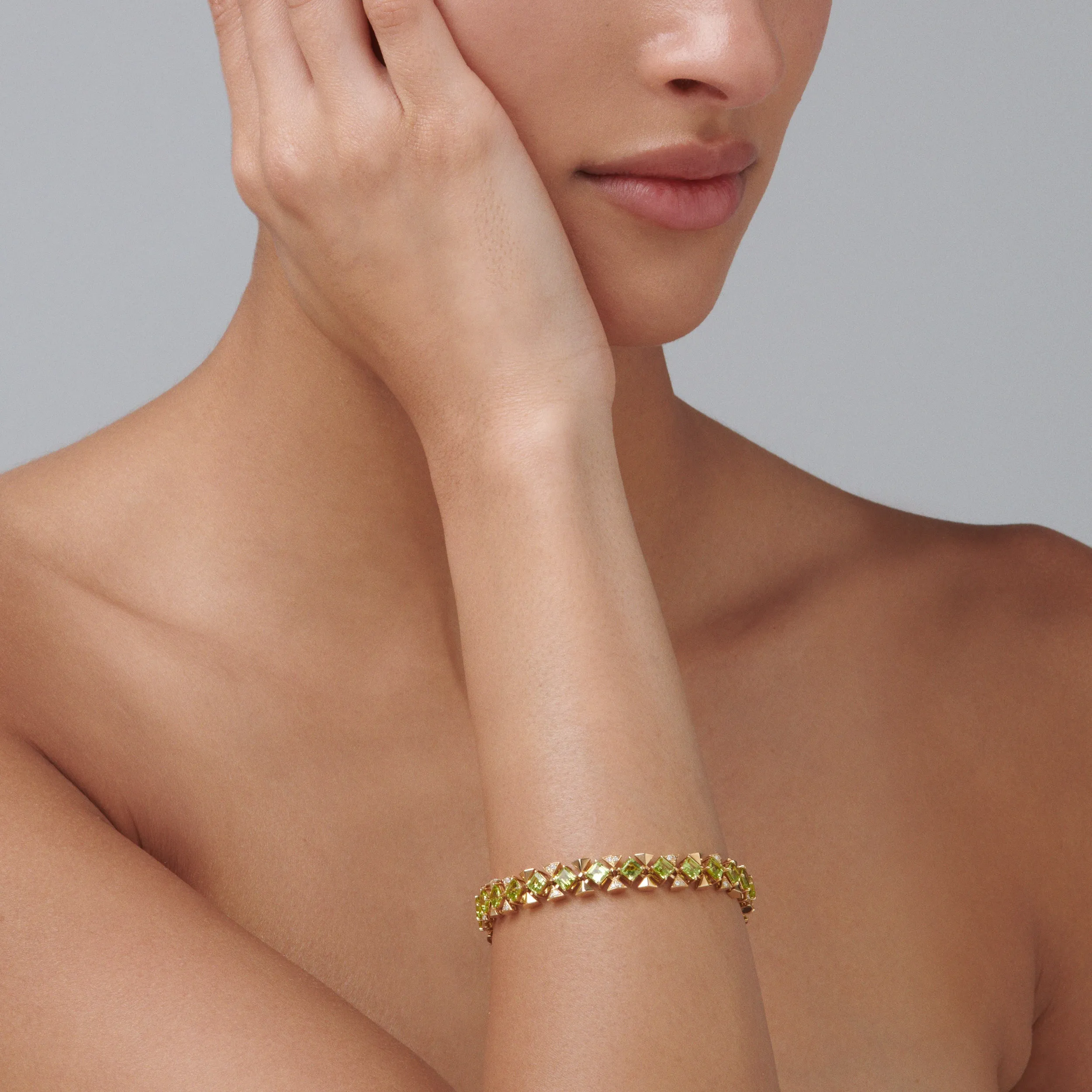 R.08® Vivant Coloured Gemstone Bracelet | Yellow Gold