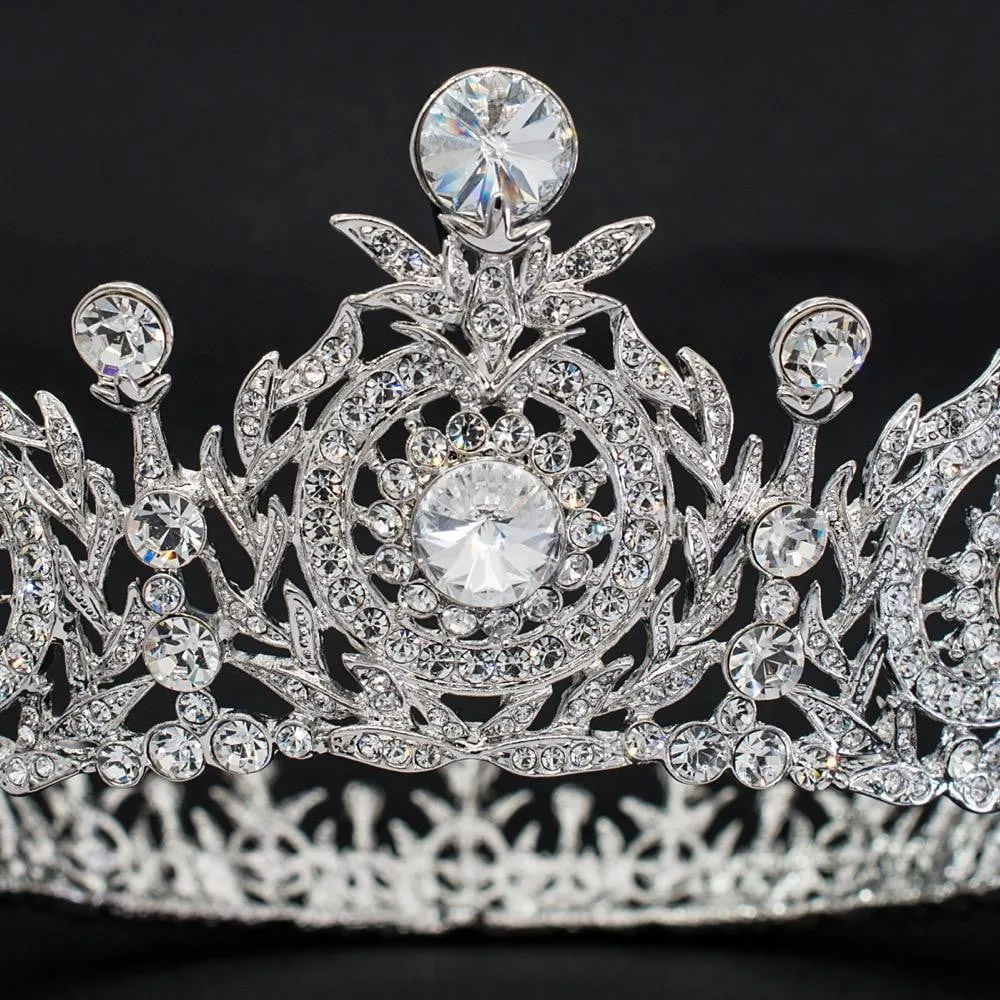 Real Austrian crystals Taira for wedding, bridal royal tiaras diadem SHA8641