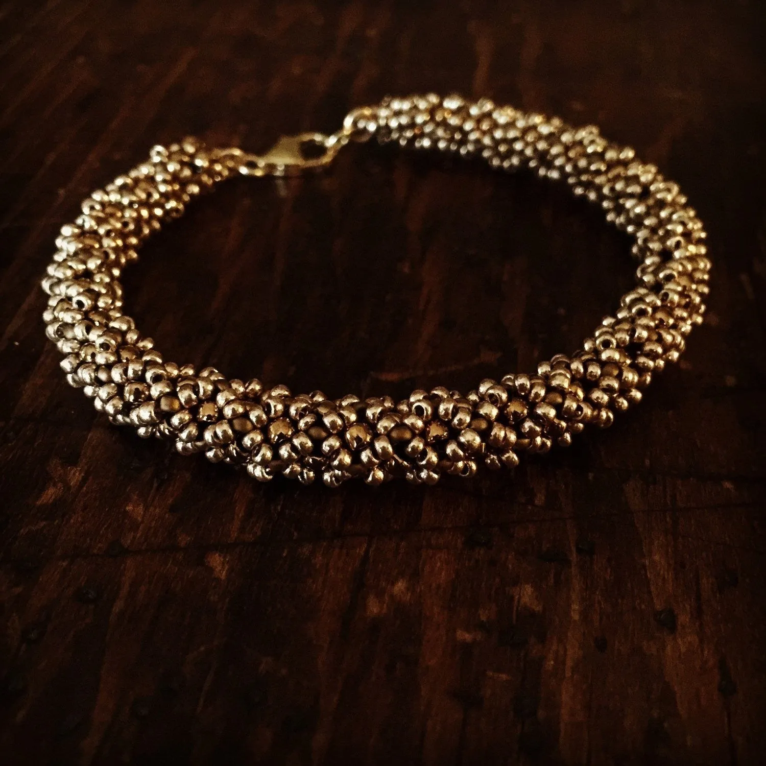 Rope Bracelet - Champagne Gold/Bronze