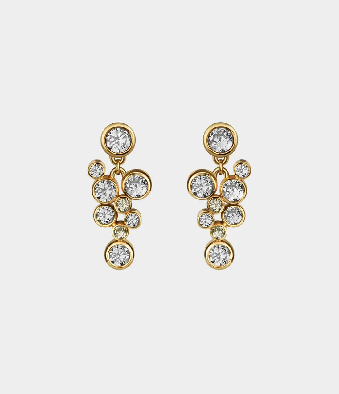 Roundhaus Diamond & Gemstone Stud Earrings