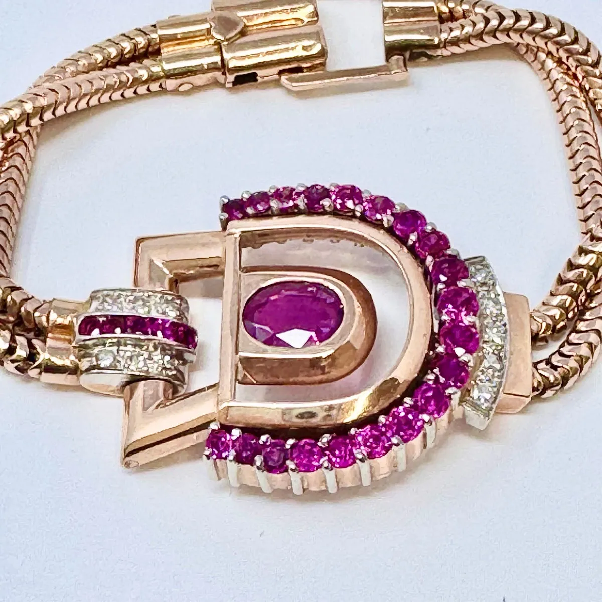 Ruby and Diamond Bracelet