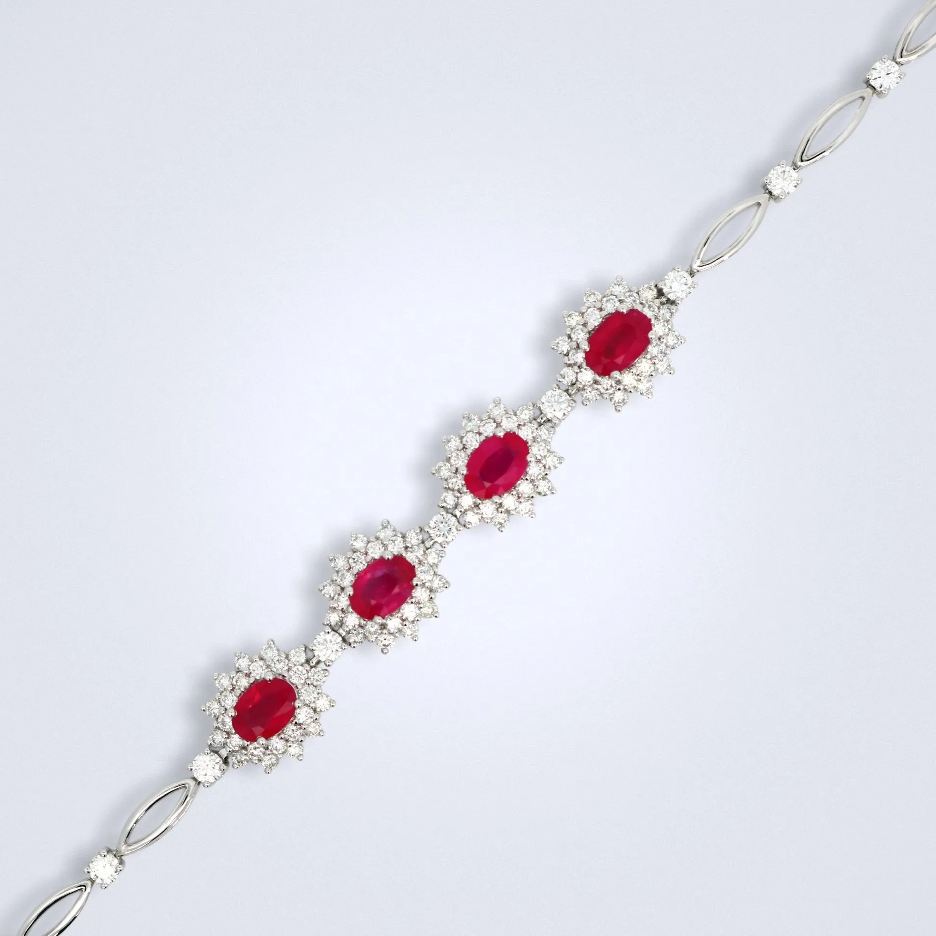 Ruby Diamond Bracelet