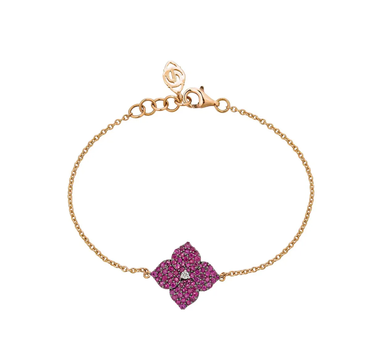 Sabel Collection Pink Sapphire and Diamond Bracelet