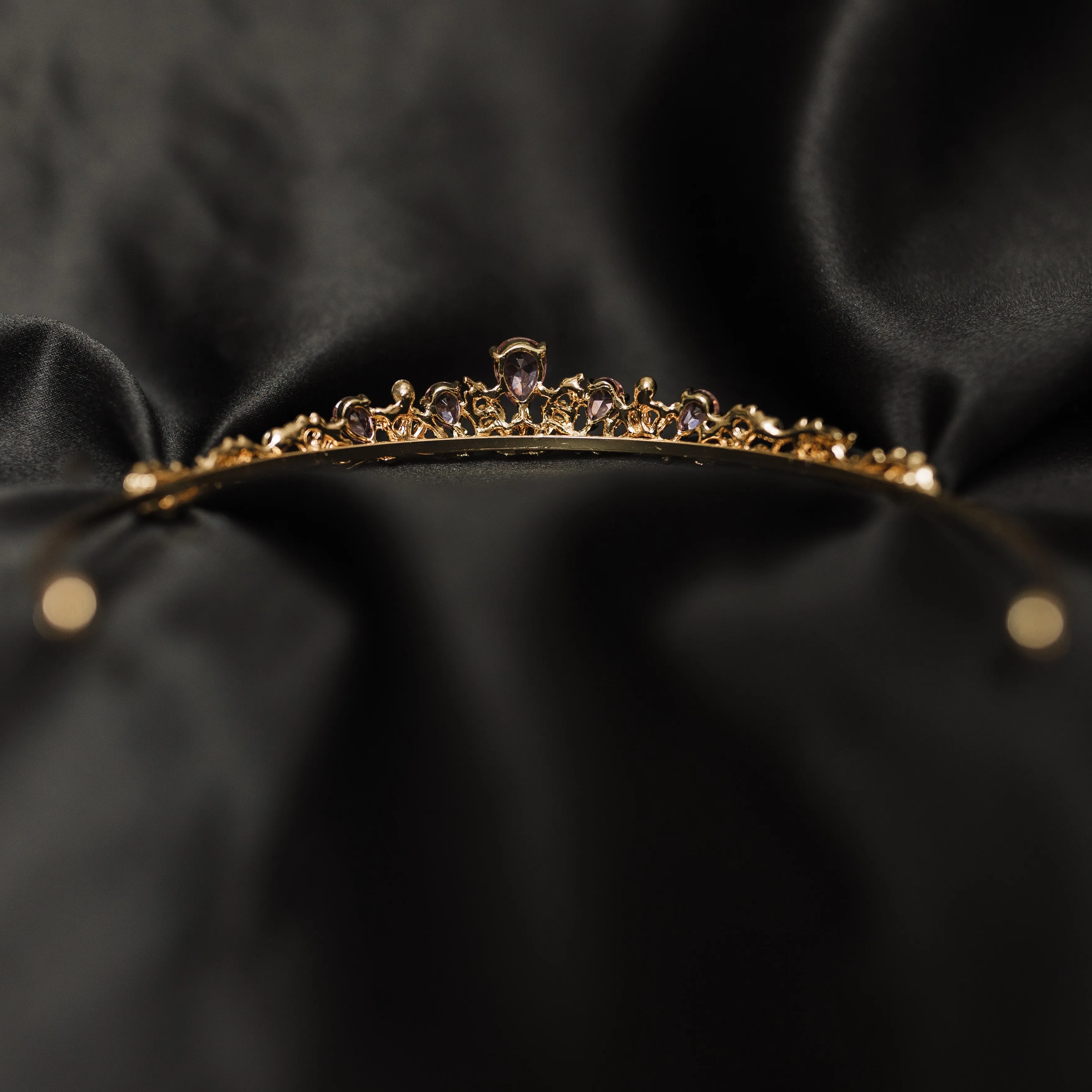 Sadie's Tiara in Pink & Gold