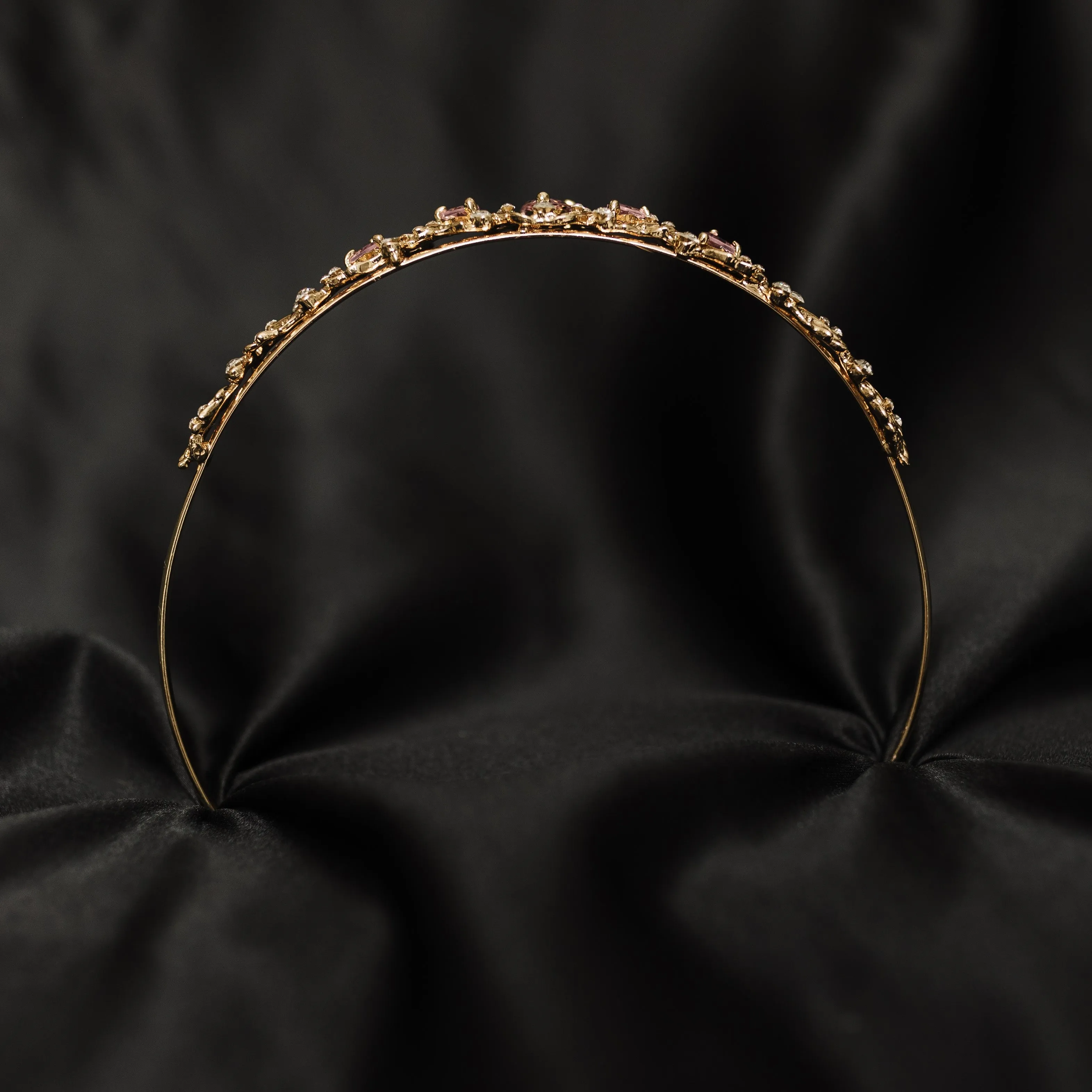 Sadie's Tiara in Pink & Gold