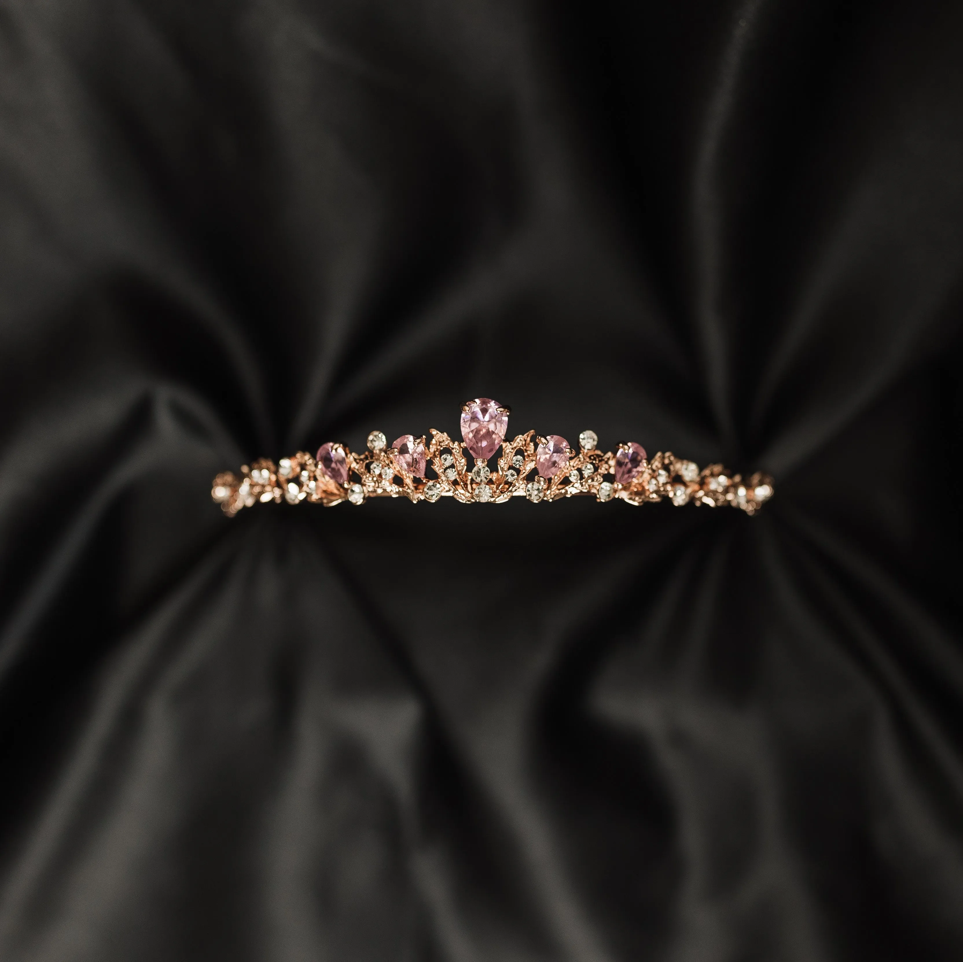 Sadie's Tiara in Pink & Rose Gold