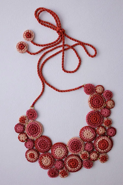 Samoolam Handmade Kai Necklace Red