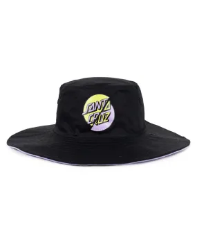 Santa Cruz Double Dot Girls Large Brim Reversible Bucket Hat