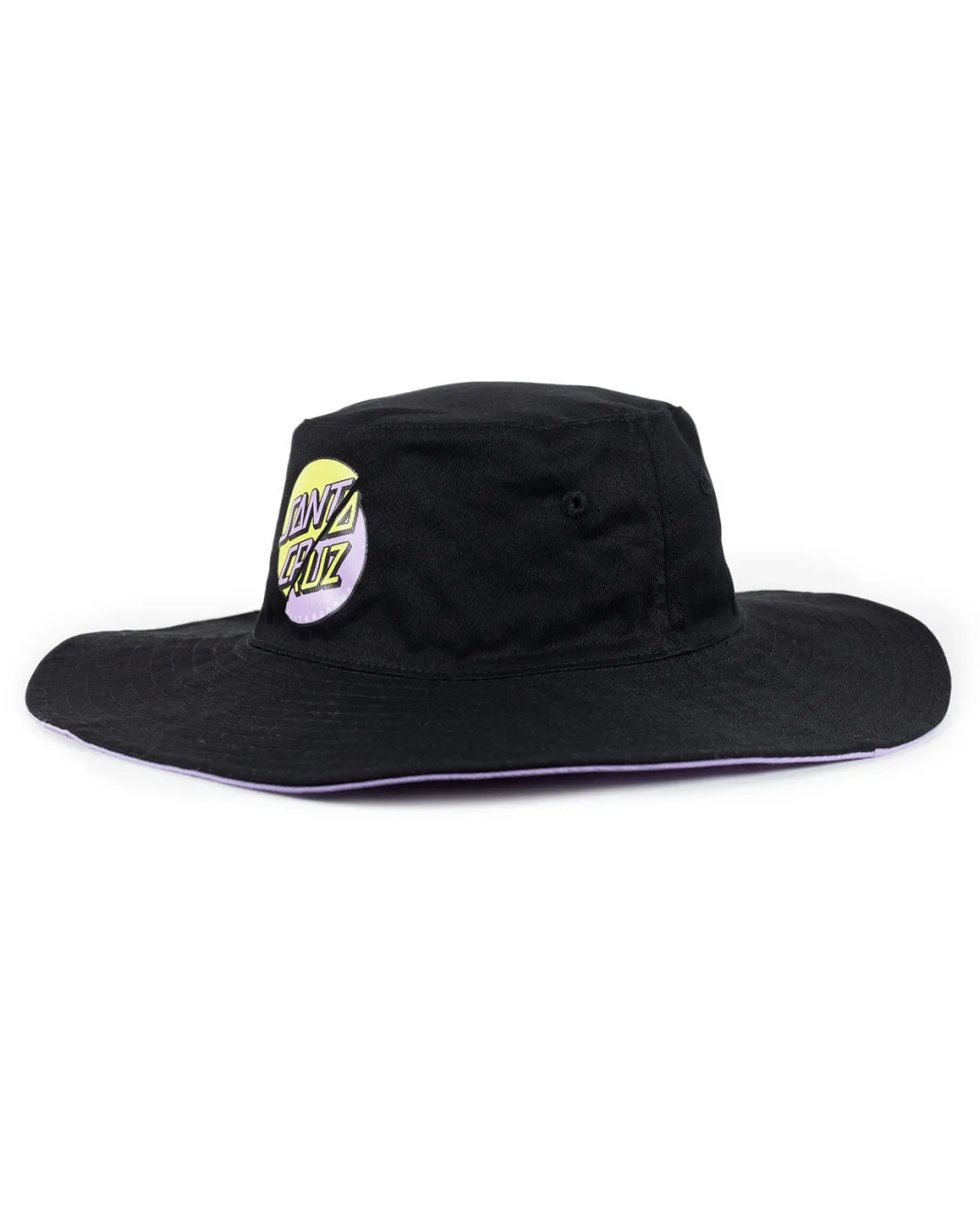 Santa Cruz Double Dot Girls Large Brim Reversible Bucket Hat