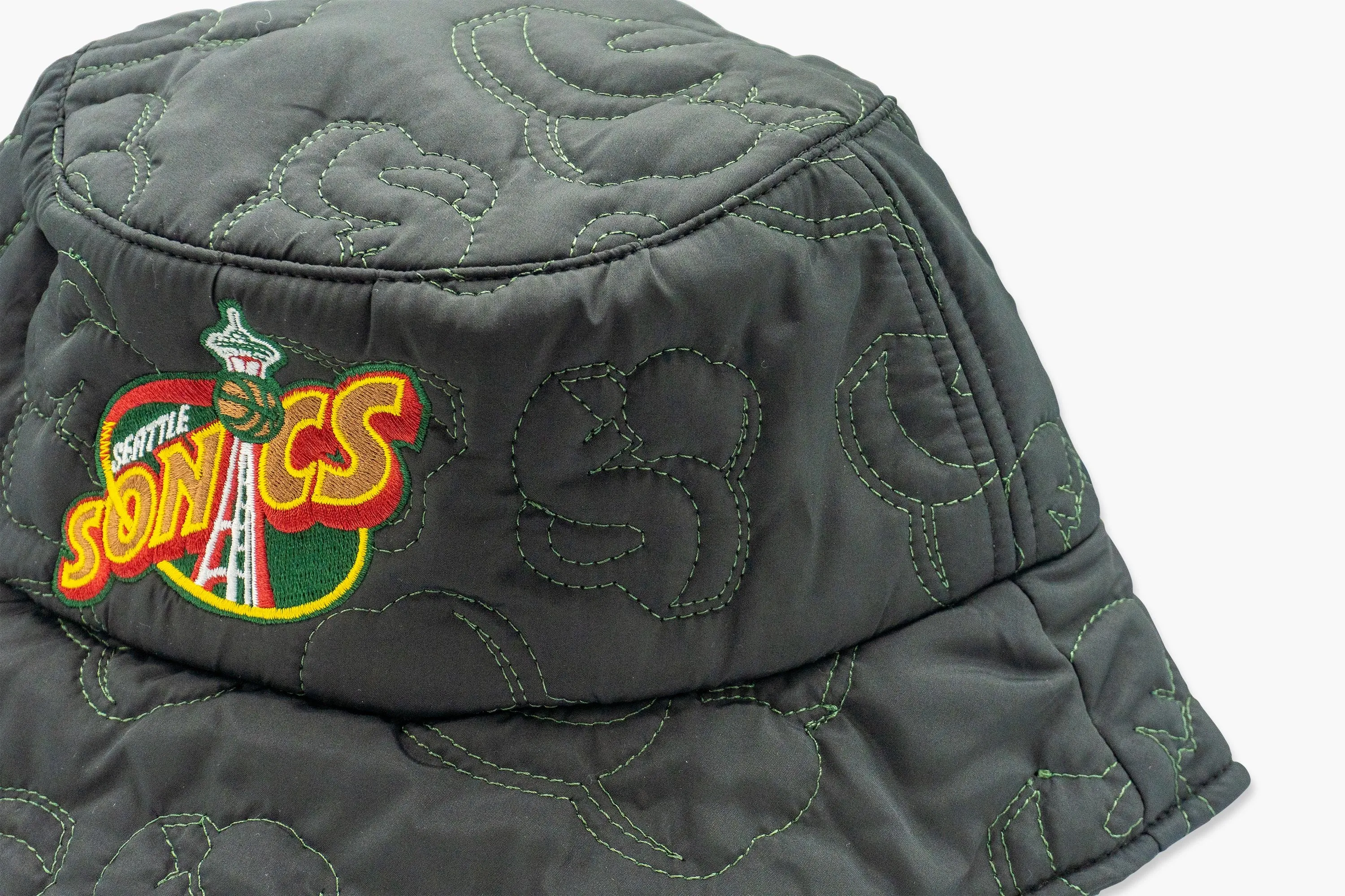 Seattle SuperSonics Quilted Bucket Hat