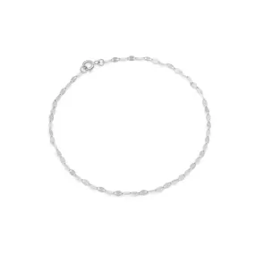 Shimmer Bracelet | Solid 14k White Gold