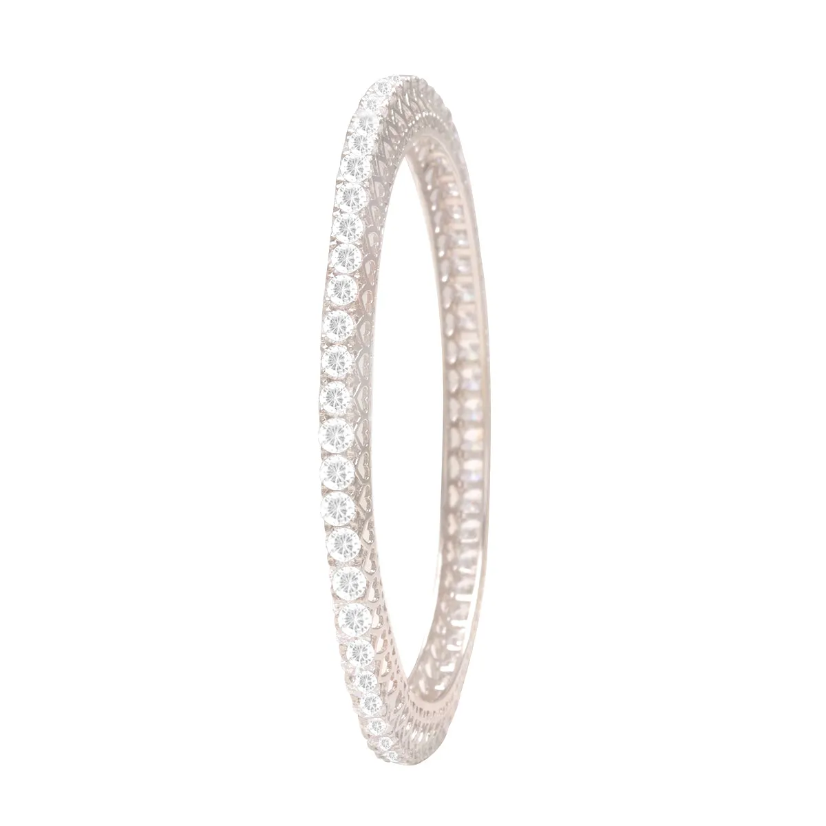 Single Line Diamonds Lookalike Bangles (2.4)