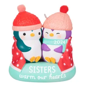 Sisters Warm Our Hearts 2024 Ornament