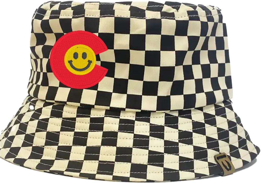 Smiley CO Adult Block Party Bucket Hat