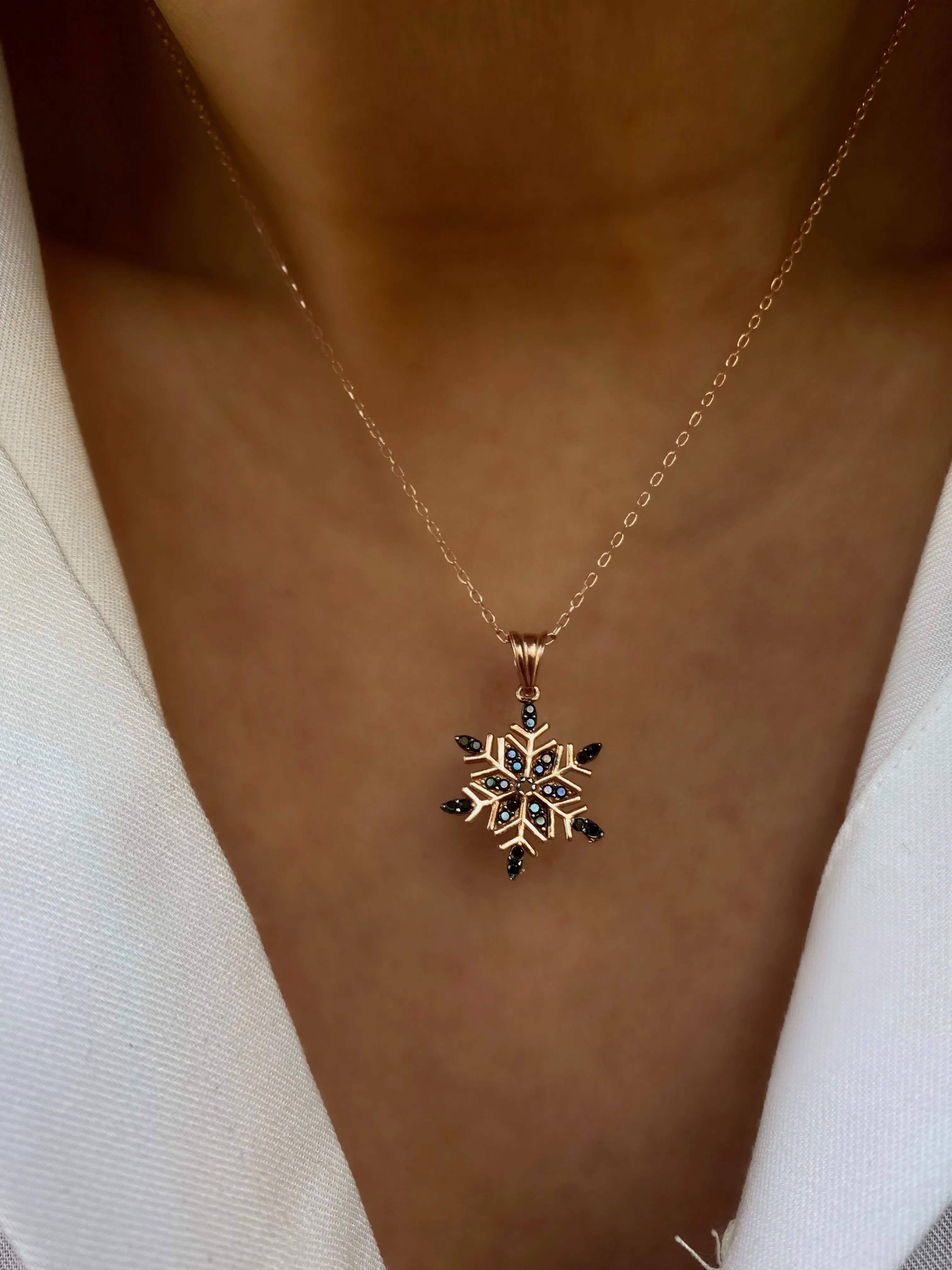 Snowflake Necklaces