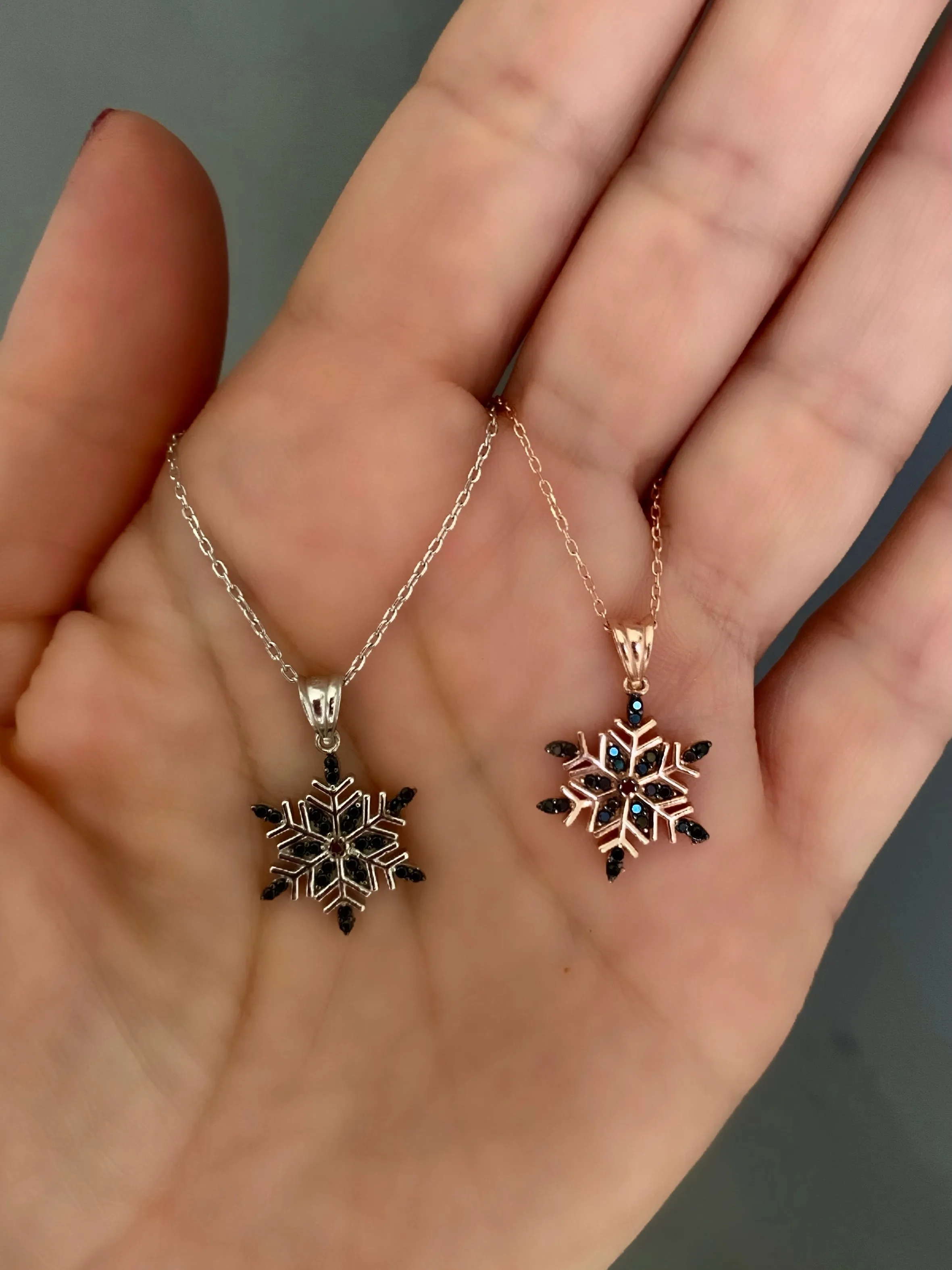 Snowflake Necklaces