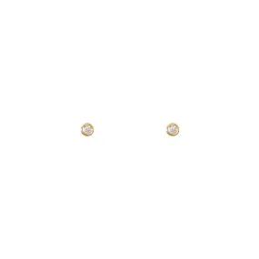 Solitaire Diamond Earrings