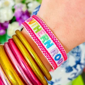 Southern Roots Bracelet - Neon Pink