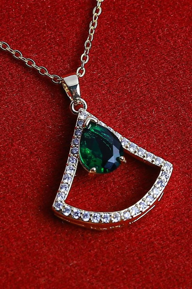 Sparkling Zircon Gem Necklace  - Fluffy