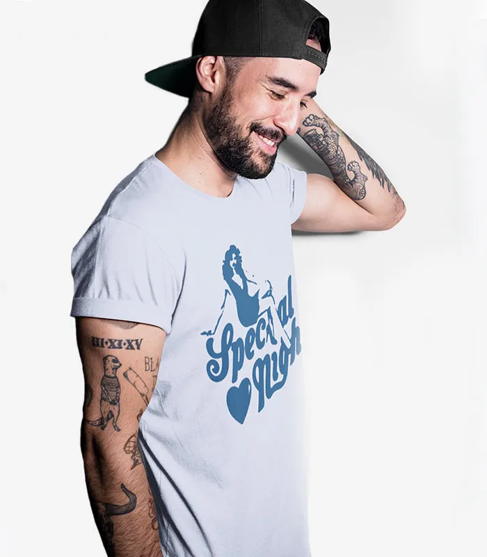 Special Night T-shirt - Baby Blue